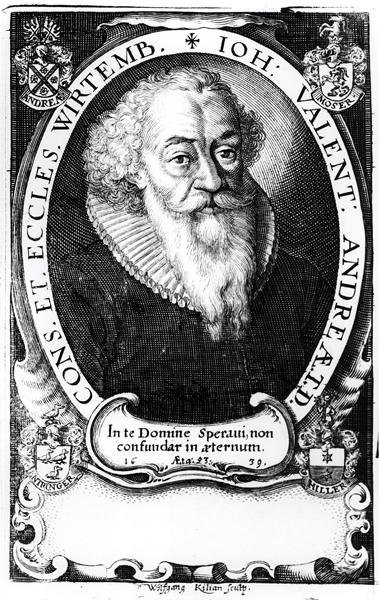 Portrait of Johann Valentine of Wurtemburg (engraved by Wolfgang Kilian) by German School